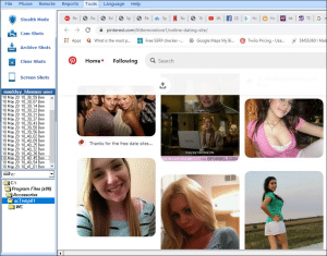 PC Spy Screen Shots 1 PC Spy Screen Shots